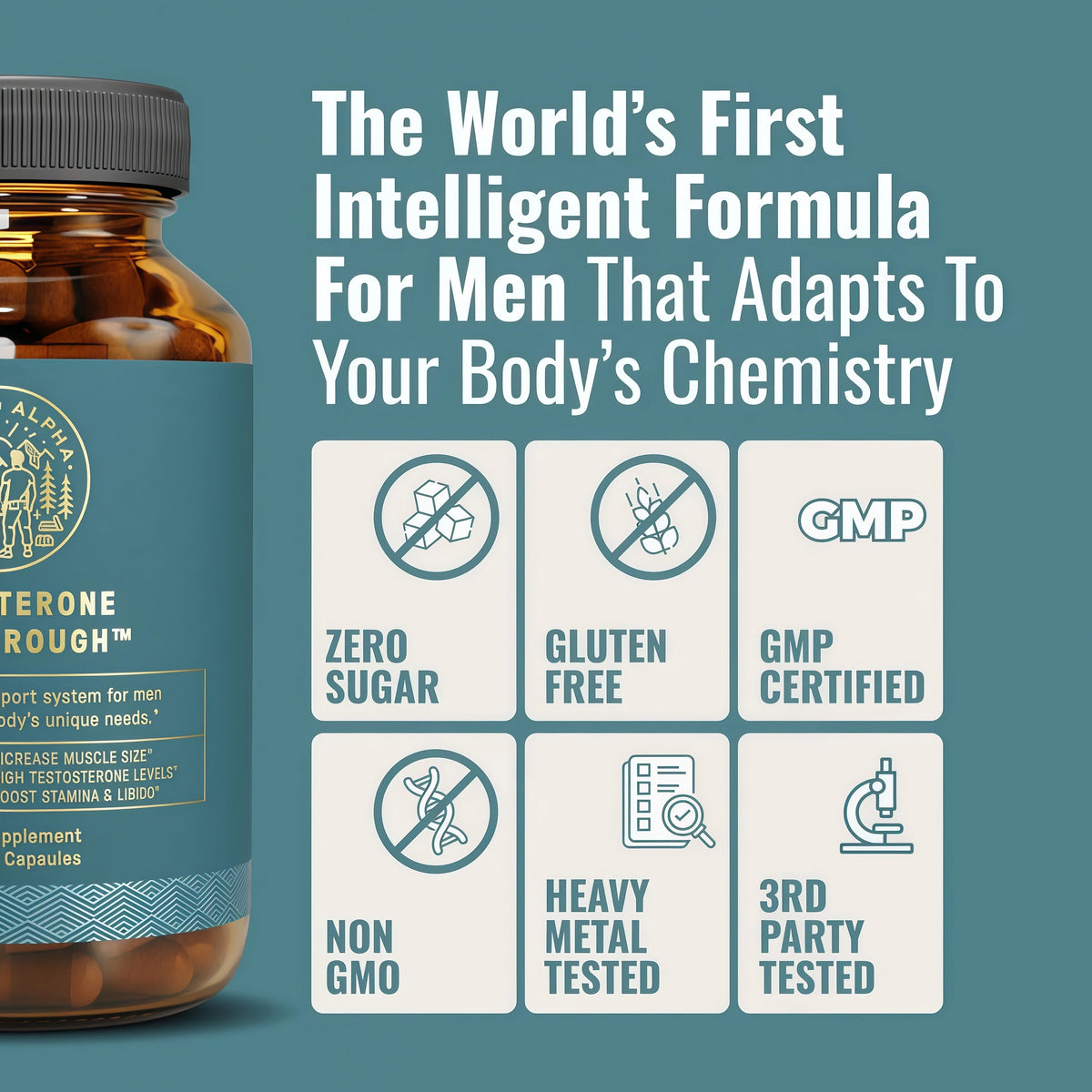 Men’s Testosterone & Energy Support Supplement