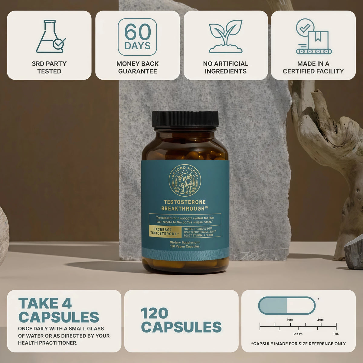 Men’s Testosterone & Energy Support Supplement