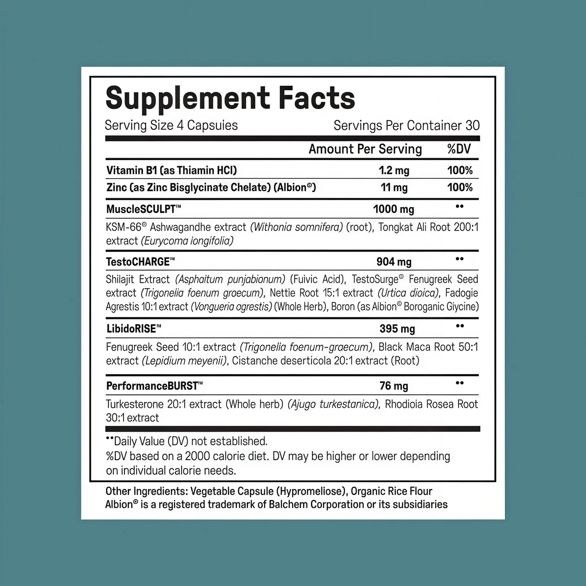 Men’s Testosterone & Energy Support Supplement