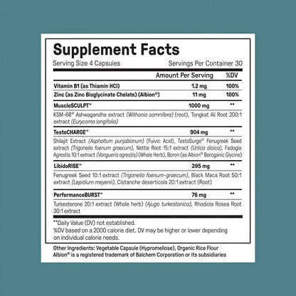 Men’s Testosterone & Energy Support Supplement